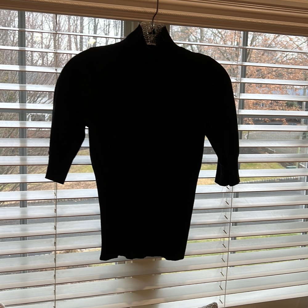 Express Designs short sleeve tall neck.